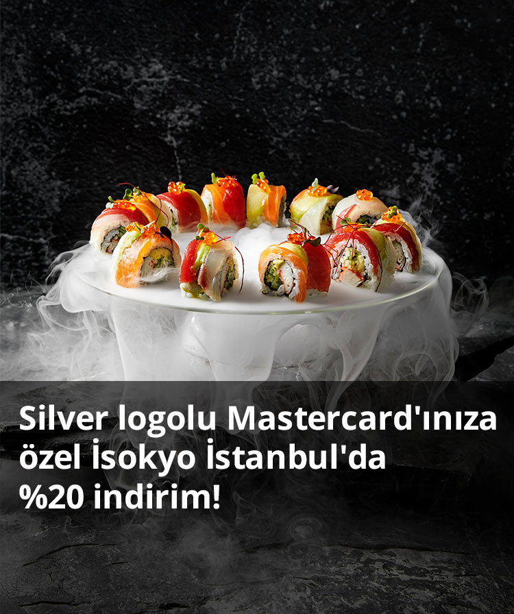 Silver Mastercard ile İsokyo İstanbul'da %20 İndirim