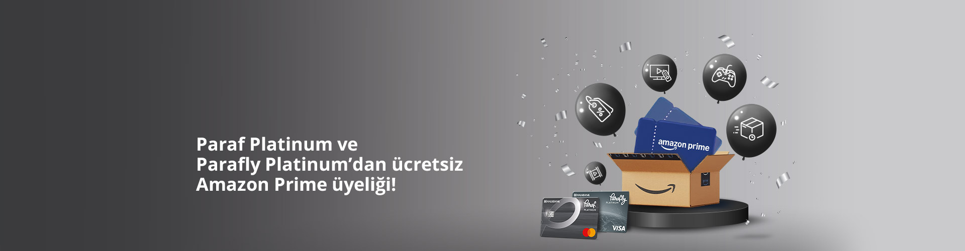 Paraf Platinum ve Parafly Platinum’dan Amazon Prime Üyeliği Hediye!